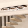 Boyal eglo plafoniera di legno moderna per salotto led 36w 3000k