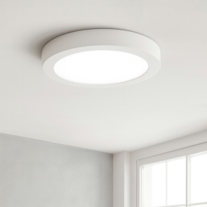 Gea luce plafoniera led 6w 3000k bianco da soffitto