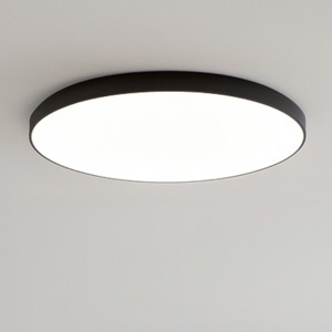 Plafoniera krizia px nera moderna led 80w 3000k gea luce