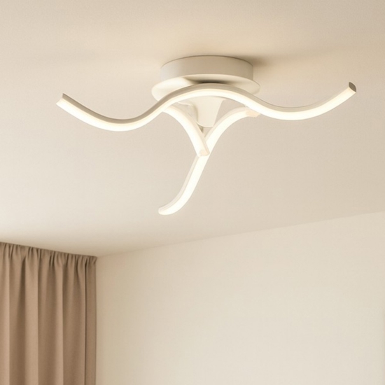 Gea luce tessa plafoniera moderna led 23w 4000k ultramoderna