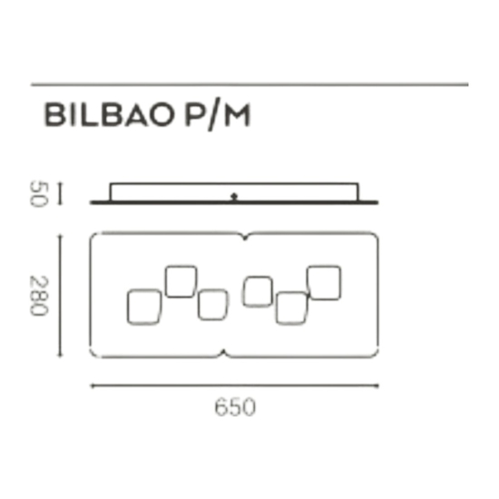 Plafoniera led bilbao gea luce tortora moderna
