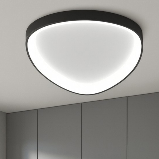Vivida lifering plafoniera led nera 38w dimmerabile 3000k 4000k