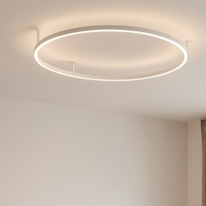 Oracle slim pl d070 round ideal lux plafoniera led 38w 3000k bianca