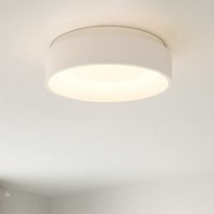 Ideal lux ziggy pl d030 plafoniera tonda bianca led 22w 3000k moderna