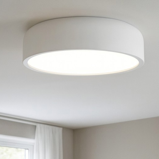 Plafoniera cupola bianca moderna da soffitto per cucina