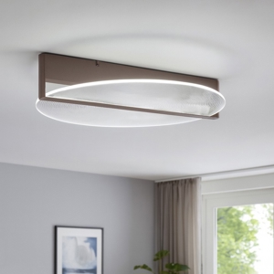Plafoniera 29w 3000k moderna caffe dimmerabile per cucina