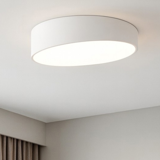 Plafoniera bianca disegn moderna 50cm led per camera da letto