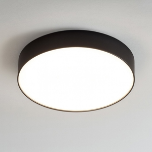 Plafoniera per interni nera gea luce 30w 4000k luce naturale cloe