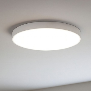 Plafoniera led 4000k tonda bianco opaco moderna