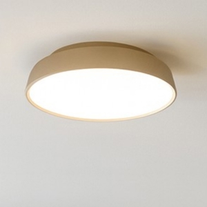 Plafoniera led vivida pinco rotonda sabbia 20w 3000k 4000k dimmerabile