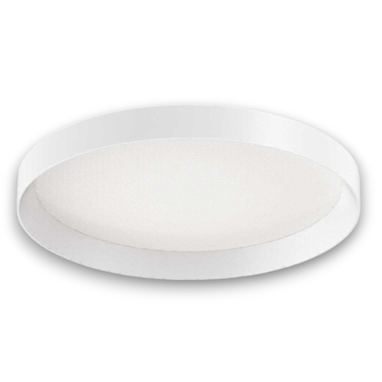 Ideal lux fly pl d35  plafoniera da cucina 4000k bianca tonda