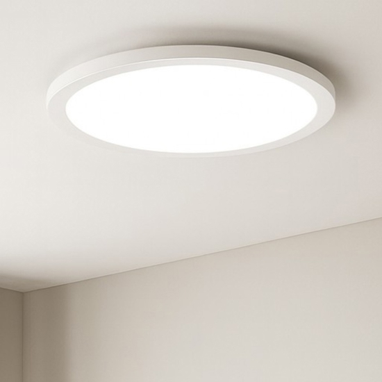 Fly slim pl d35 ideal lux plafoniera per cucina led 4000k