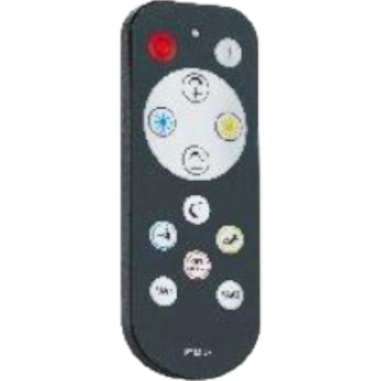 Eglo padulari plafoniera led 3000k-6000k nera design moderna con telecomando