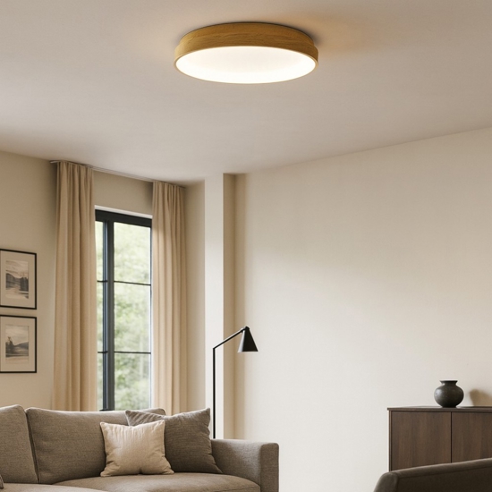 Plafoniera krizia pm oro gea luce led 38w 3000k moderna