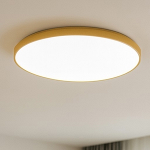 Plafoniera krizia ps led 60w 3000k oro gea luce moderna