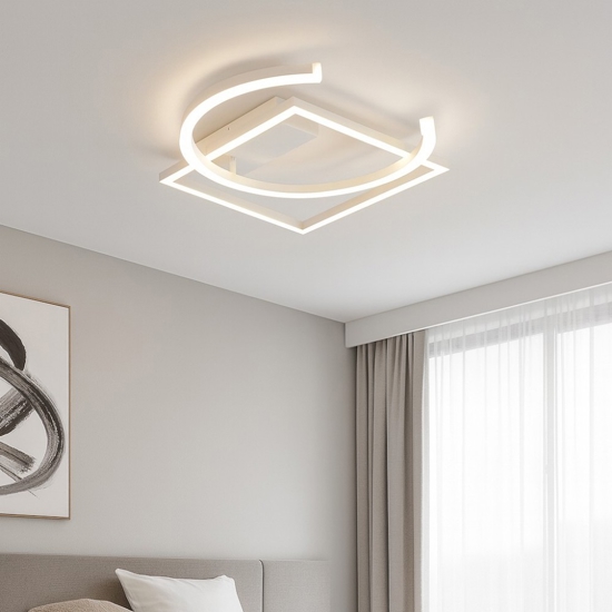 Plafoniera bianca moderna led 4000k orientabile