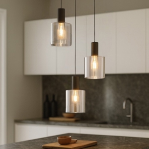 Gorosiba eglo lampadario da cucina con portalampada ciclindrici