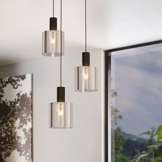 Gorosiba eglo lampadario da cucina con portalampada ciclindrici