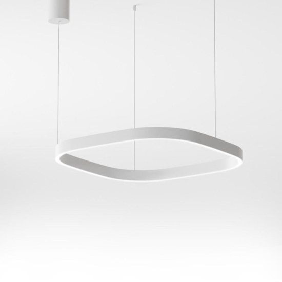 Criseide sp1 q gea luce lampadario moderno led 60w 3000k quadrato