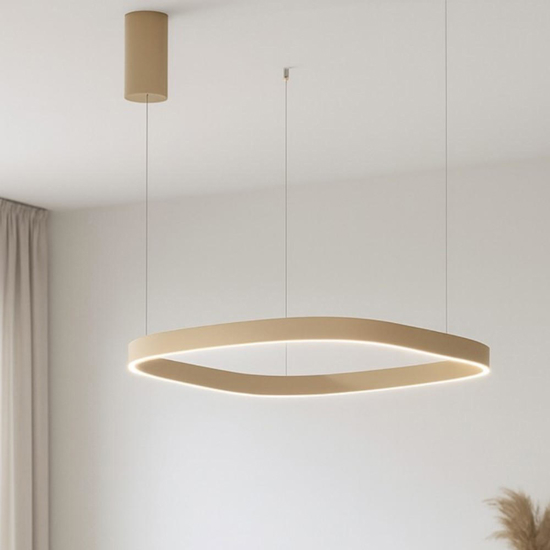 Criseide gea luce lampadario moderno sabbia led 60w 3000k quadrato