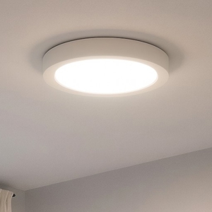 Gea luce plafoniera led 12w 3000k tondo per soffitto