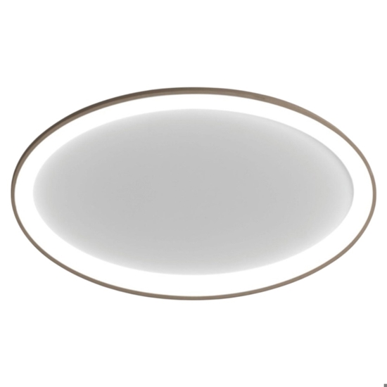 Vivida lifering-o plafoniera led sabbia ovale 40w 3000k 4000k