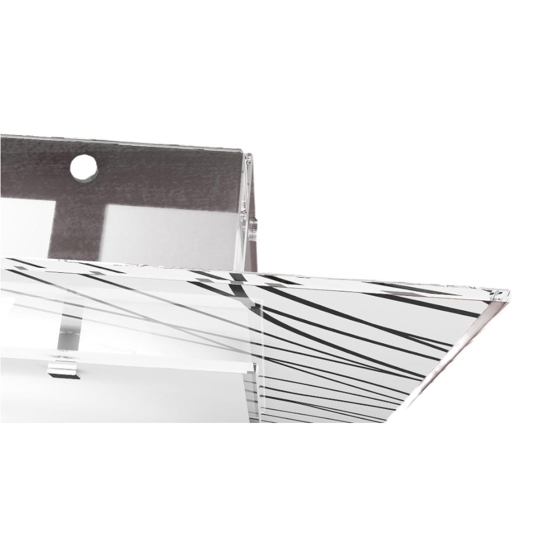 Toplight illuminazione scraps plafoniera moderna quadrata