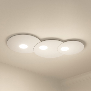 Plafoniera design bianca da cucina moderna toplight cloud