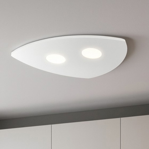 Plafoniera bianca moderna shape top light