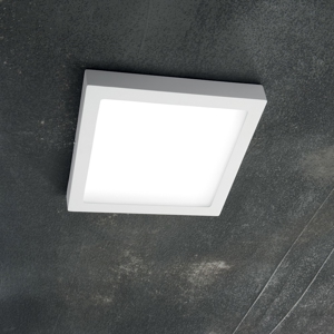 Universal pl d30 square ideal lux plafoniera per cucina 24w 3000k bianca