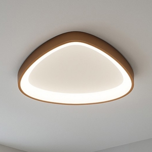 Vivida lifering-p plafoniera bronzo led 38w 3000k 4000k dimmerabile moderna