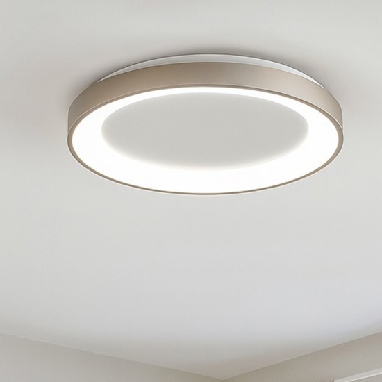 Vivida lifering sabbia plafoniera da cucina ovale moderna led 48w 3000k 4000k dimmerabile