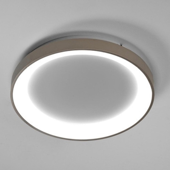 Vivida lifering sabbia plafoniera da cucina ovale moderna led 48w 3000k 4000k dimmerabile