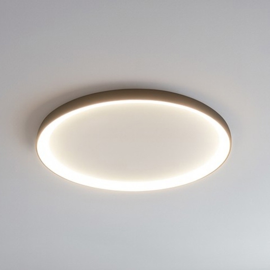 Plafoniera vivida lifering nera led 80w 3000k 4000k