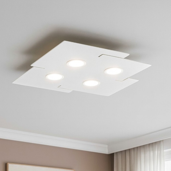 Totem pl4 ideal lux plafoniera moderna bianca