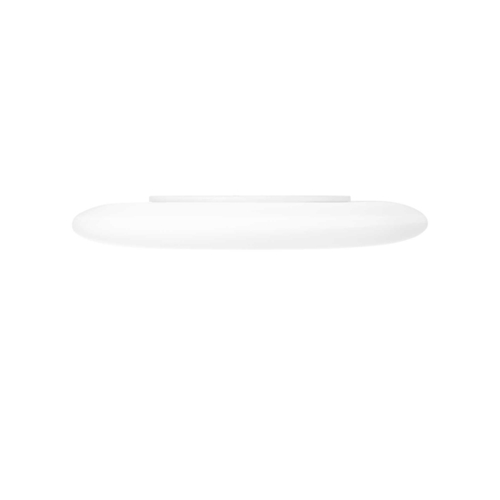 Level pl d40 ideal lux plafoniera a led 22w 3000k ovale 40cm vetro bianco