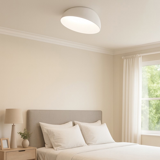 Plafoniera corolla-2 pl ideal lux per cucina 24w 3000k bianca