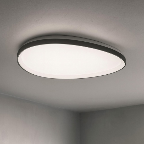 Gemini pl d081 ideal lux plafoniera led 3000k dali push dimmerabile