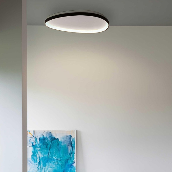 Gemini pl d081 ideal lux plafoniera led 3000k dali push dimmerabile