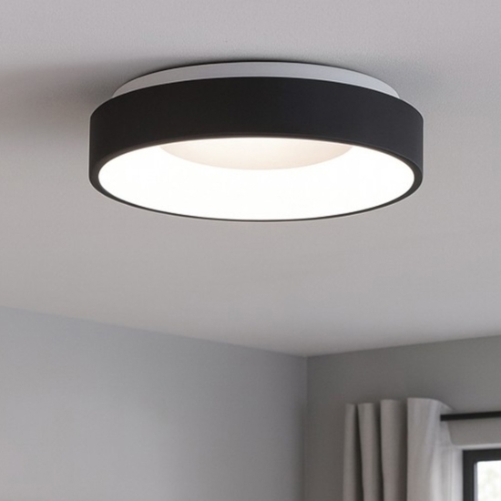 Plafoniera da cucina tonda moderna led 30w dimmerabile 3000k