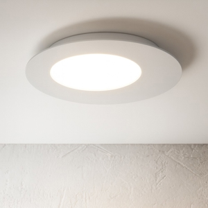 Ideal lux iride pl d50 plafoniera design bianca led 17w 3000k