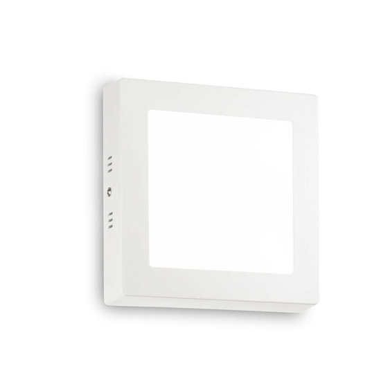 Universal pl d17 square plafoniera da cucina 4000k quadrata bianca