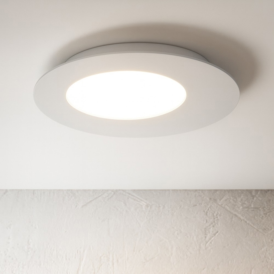 Iride pl d60 ideal lux plafoniera led 23w 3000k bianca