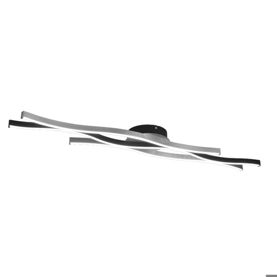 Plafoniera moderna ondulata led da 2300k a 4000k dimmerabile