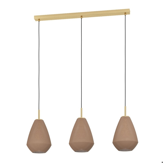 Caprarola eglo lampadario da cucina in vetro satinato