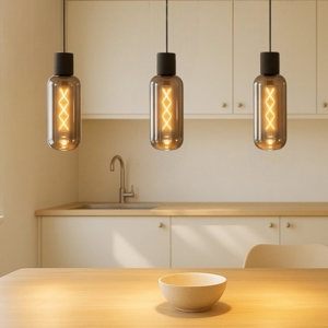 Maione eglo lampadario cucina design moderno colore nero
