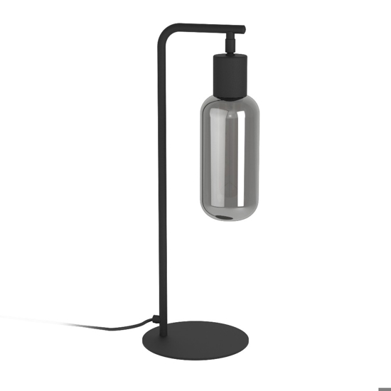 Maione eglo lampada da tavolo moderna con paralume in vetro