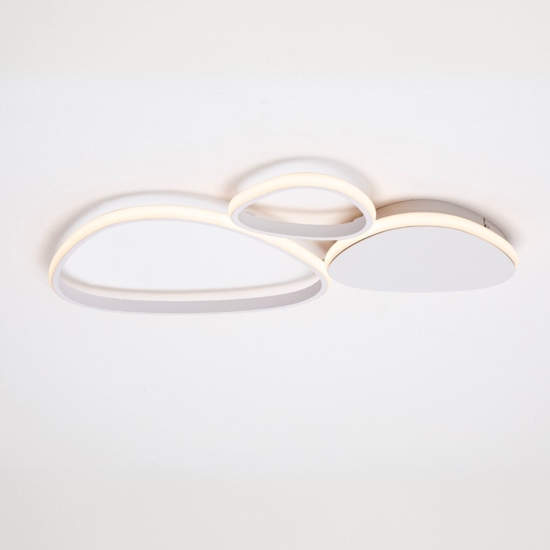 Plafoniera moderna bianca led 3200k per camera da letto Plafoniera moderna bianca led 3200k per camera da letto