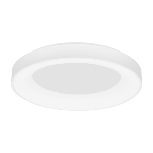 Plafoniera cerchio bianco 60cm rotonda led 50w 3000k dimmerabile