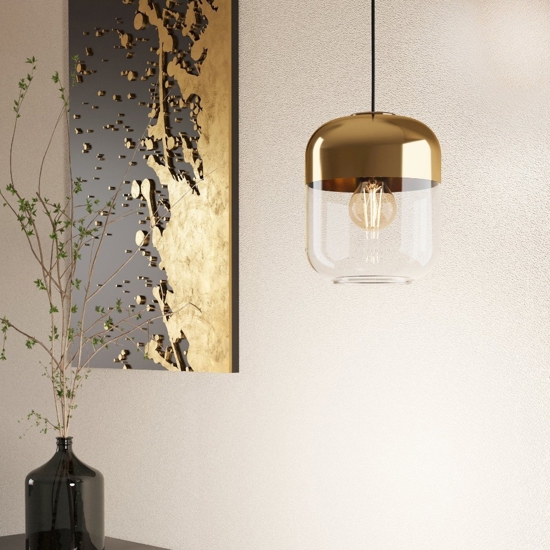 Maryvilla eglo lampada a sospensione per isola cucina design minimal